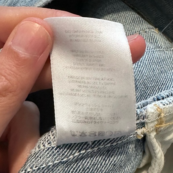 INTERIOR NYC The Remy High Rise Straight Wide Leg Jeans Light Wash Blue Size 25 - Picture 11 of 11